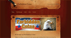 Desktop Screenshot of forbiddencoins.com