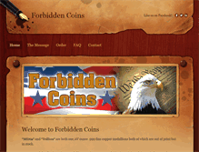 Tablet Screenshot of forbiddencoins.com